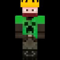 King Creeper Skin For MINECRAFT poster