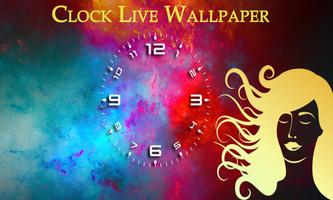 Clock Live Wallpaper Cartaz