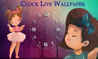 Clock Live Wallpaper syot layar 1