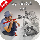 Pencil Sketch Photo Editor أيقونة