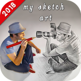 Pencil Sketch Photo Editor أيقونة