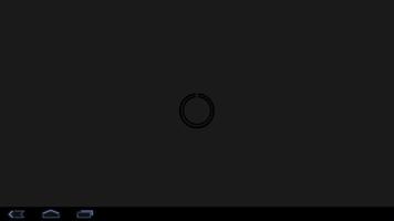Black C-Circle Neon Clock screenshot 1