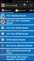 BD Exam Results Affiche