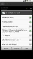 پوستر vCard to plain text