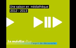 Une saison en médiathèque 2012 Affiche