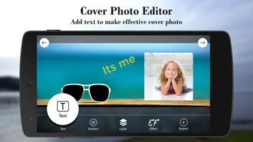 برنامه‌نما Cover Photo Editor for FB عکس از صفحه