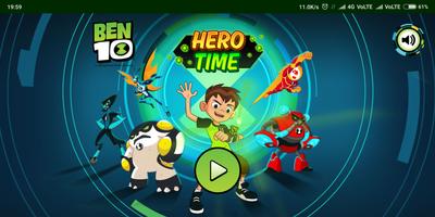 Ben 10 hero time plakat