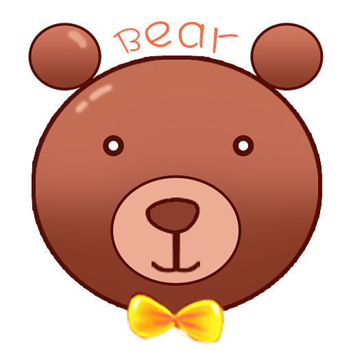 Colorful Cartoon Bear