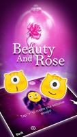 Beauty and the Rose Theme&Emoji Keyboard 스크린샷 2