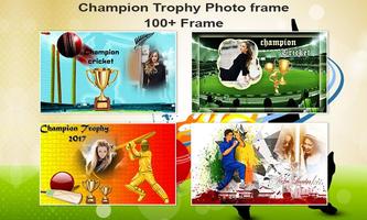 Champion Trophy Photo Frame الملصق