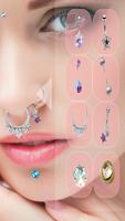 Beauty Piercing Face Editor Affiche