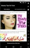 Beauty Tips for Face الملصق