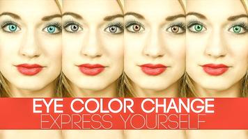 Face Makeover: EyeLens Changer پوسٹر