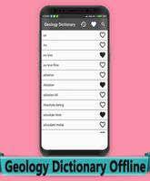 Geology Dictionary syot layar 1