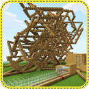 Wooden zigzag. Map for MCPE APK