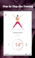 Abs Workout - 30 Days Fitness App for Six Pack Abs Affiche