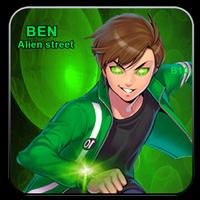 Fighting Ben Alien - Street boxing fight 2 स्क्रीनशॉट 1