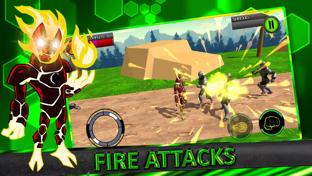 Alien Jogos, Ben 10 Ultimate Alien: Ultimate Defense