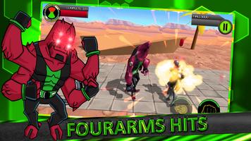 Ultimate Ben 10 Force 3D - World Defender تصوير الشاشة 1