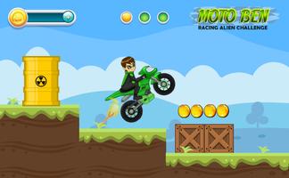 Moto Ben Racing Alien Challenge ポスター