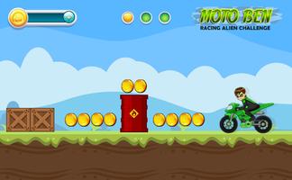 Moto Ben Racing Alien Challenge スクリーンショット 1