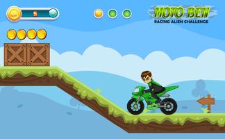 Moto Ben Racing Alien Challenge スクリーンショット 2