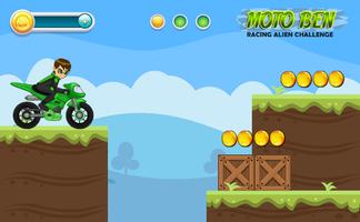 Moto Ben Racing Alien Challenge スクリーンショット 3