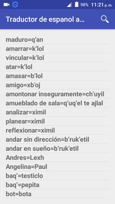 Traductor Mam A Espanol O Viceversa For Android Apk Download