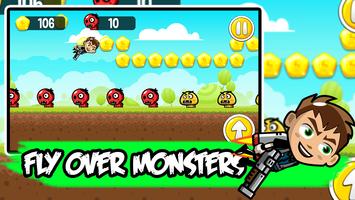 Ben Shooter 10 vs Monsters Omnitrix Fighter screenshot 1