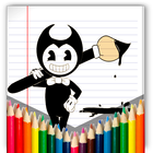 bendy coloring icon