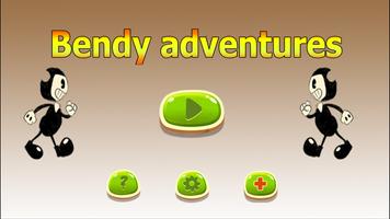super Bendy adventure run Cartaz