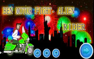 Ben motor fight Alien-rider poster