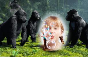 Gorilla Photo Frames Affiche