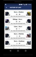 3 Schermata Chicago Bears NFL Schedule & Scores