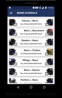 Chicago Bears NFL Schedule & Scores capture d'écran 1
