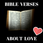 BIBLE VERSES ABOUT LOVE icône