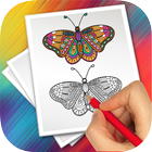 Icona insects coloring mania