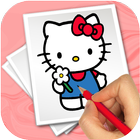 Colorear juego cutey kitty icono