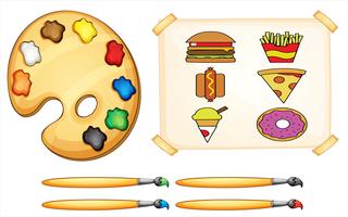 Coloring book : food screenshot 1
