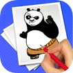 Coloring game panda-fu