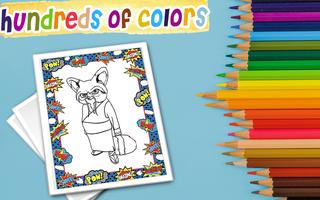 Jeu de coloriage combattant panda capture d'écran 2