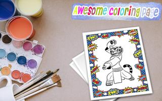 Coloring game panda-fu syot layar 3