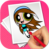Download  super coloring book power girls 