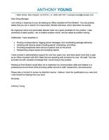 Cover Letter Examples 2018 capture d'écran 3