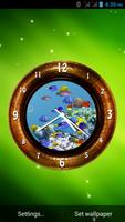 Aquarium Clock Live Wallpaper الملصق