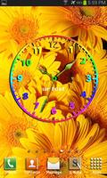 Flower Clock Live Wallpaper Affiche