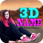 3D My Name Wallpaper icono