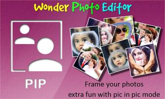 photo frames and editing photo-Wonder Photo Editor Affiche