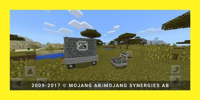 NEW Vanilla Vehicles mod for MCPE ภาพหน้าจอ 2