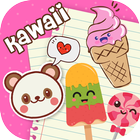 Cute Kawaii Stickers ícone